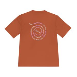 Unisex Inquire Within "Swirl Logo" Inspirational Active Tee  Moisture Wicking Shirt