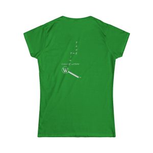 Women's Inspirational Softstyle Tee INQUIRE WITHIN "TAKE THE TIME"