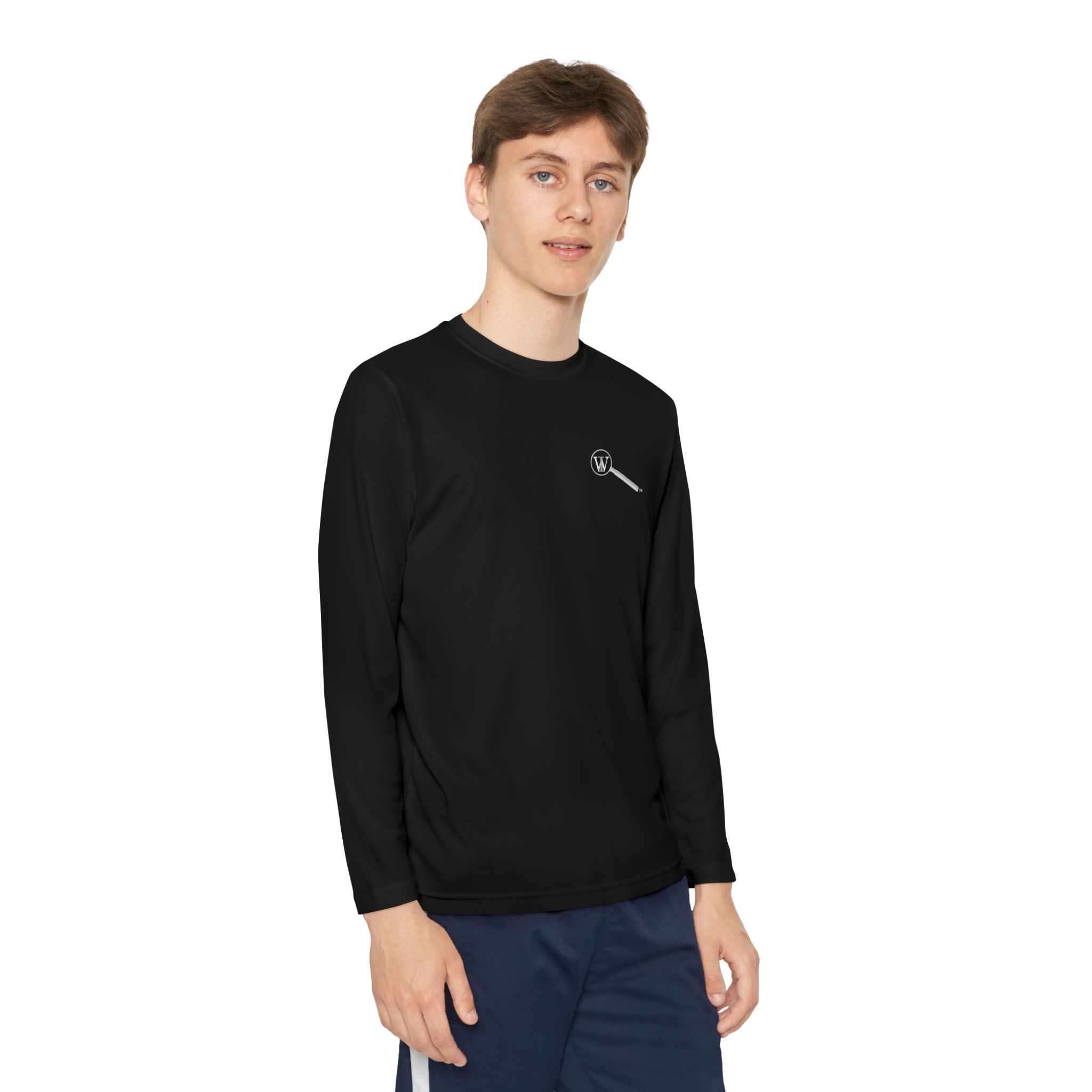 Youth Long Sleeve Tee — 'Never Give Up' Motivational Sports Shirt - Image 7
