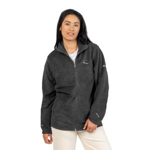 TAKE THE TIME Embroidered Fleece Jacket — Motivational Columbia Fleece