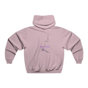 Men's Hooded Sweatshirt-Inspirational INQUIRE WITHIN "Take The Time"