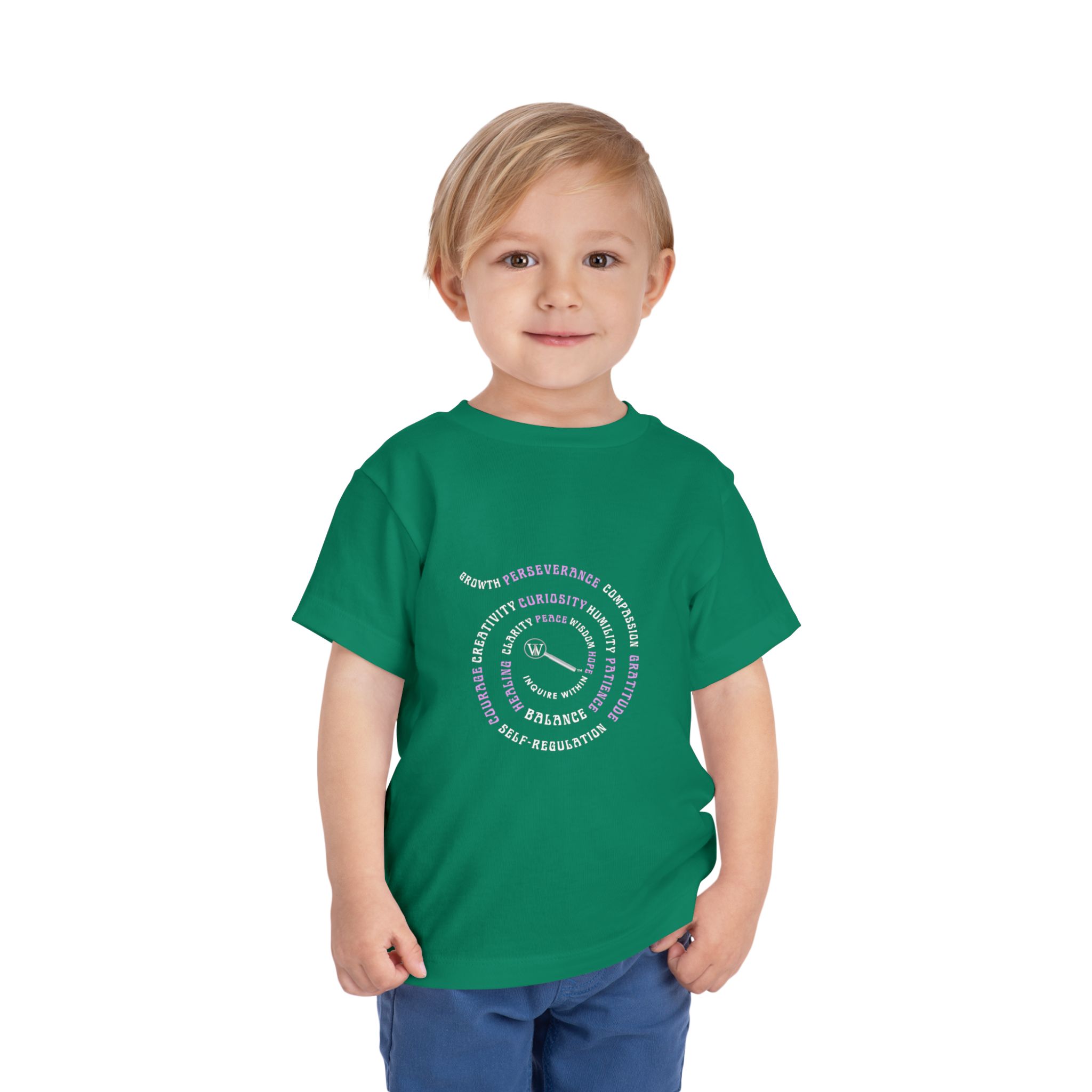 Toddler Tee Inquire Within Swirl — Cute Detective-Inspired Kids Shirt - Image 7