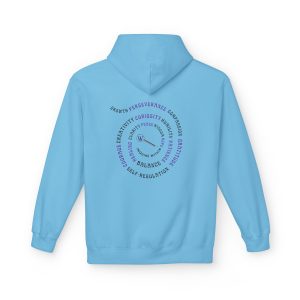 Fleece Hoodie - Inspire Curiosity Midweight Hoodie - INQUIRE WITHIN SWIRL