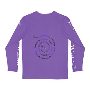 Men's Long Sleeve Shirt with swirl back(AOP)