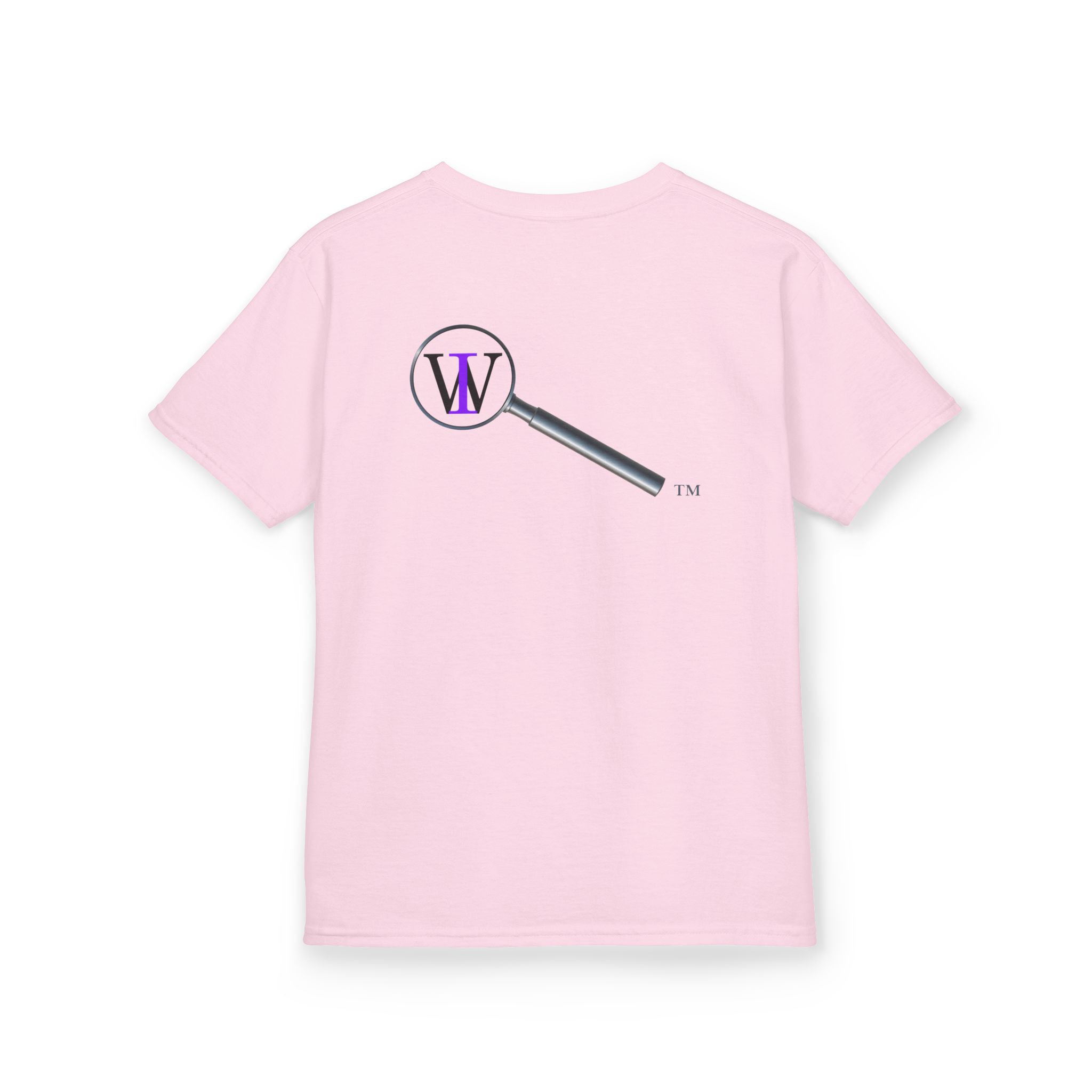 Kids Curiosity Tee — Magnifying Glass Logo & Positive Traits Spiral Kids T‑Shirt - Image 41