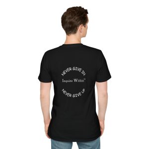 Motivational 'Never Give In / Never Give Up' Tee