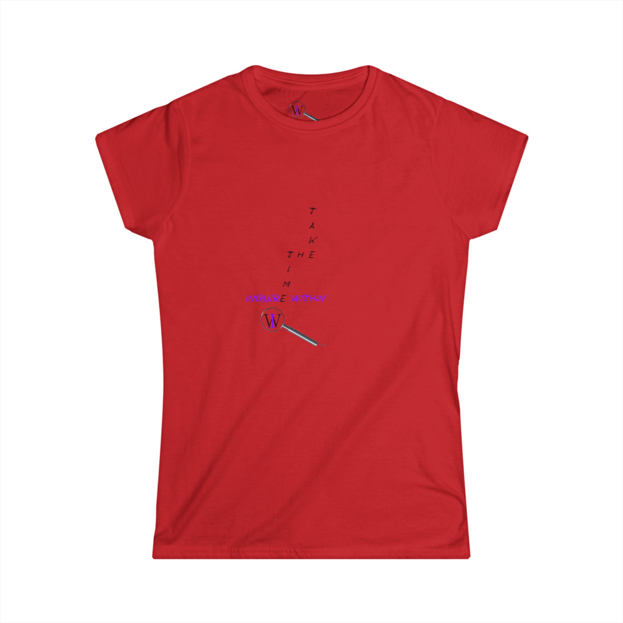 Women's Inspirational Soft style Tee INQUIRE WITHIN "TAKE THE TIME" - Image 16