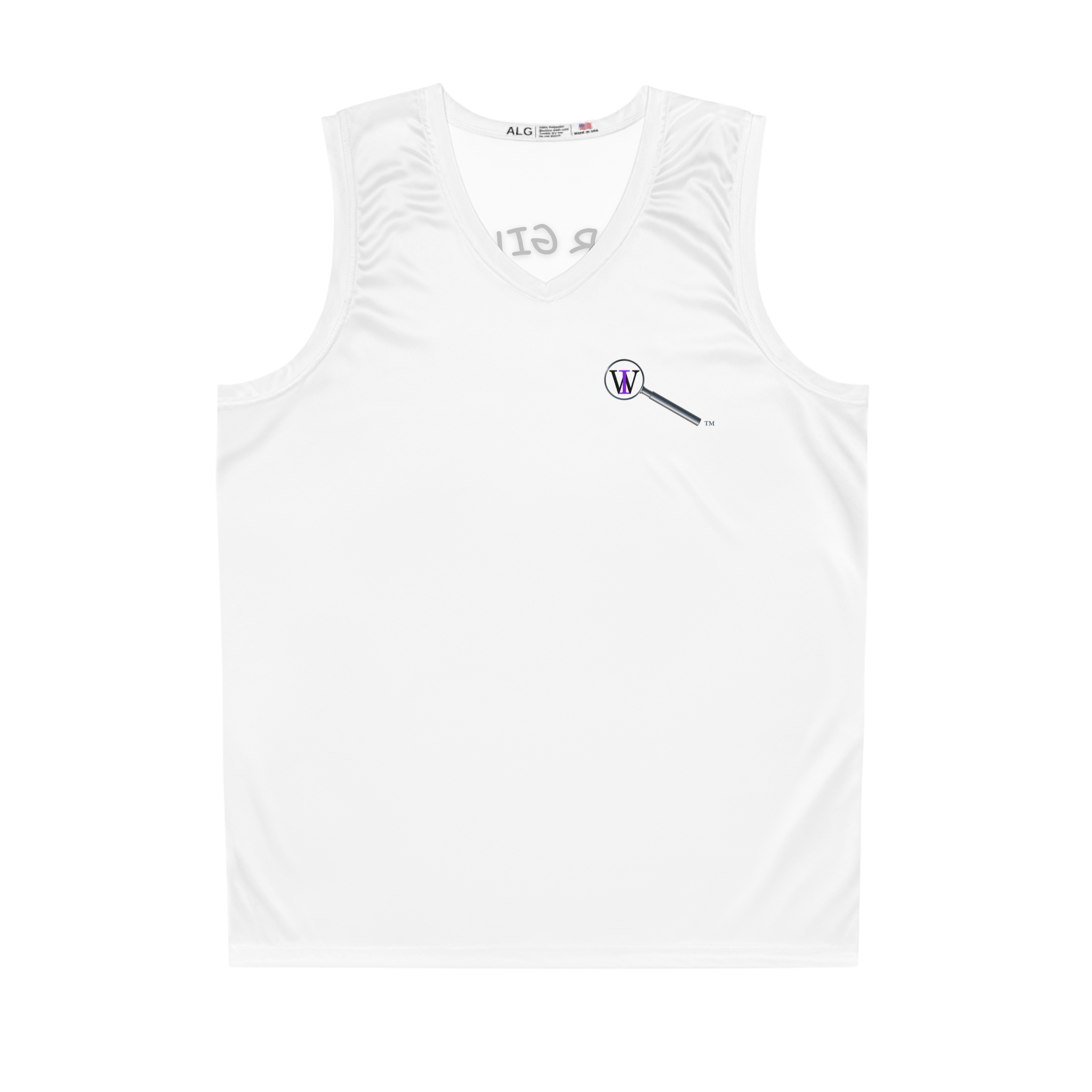 Never Give In Never Give Up Basketball Jersey – 'Inquire Within' Motivational Sports Tank - Image 2