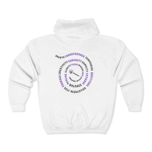 Men's INQUIRE WITHIN SWIRL Full Zip Hoodie