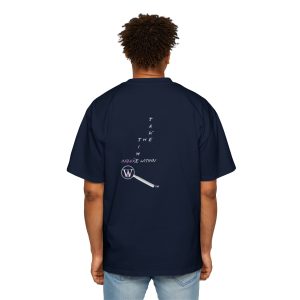 Men's Motivational Oversized Tee "Take the time Inquire Within"