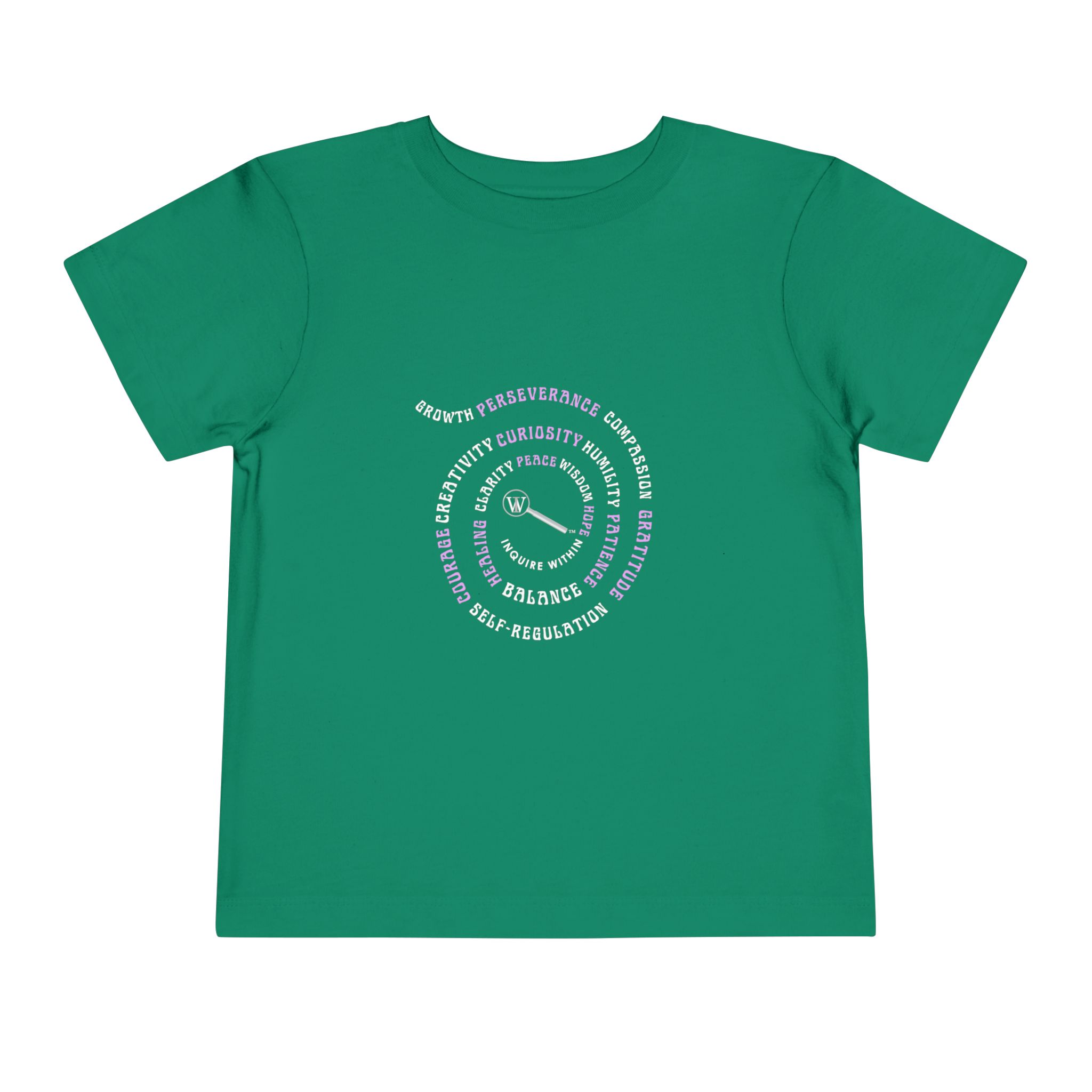 Toddler Tee Inquire Within Swirl — Cute Detective-Inspired Kids Shirt - Image 5