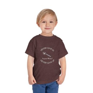 Toddler Tee Inquire Within Never Give Up — Cute Detective-Inspired Kids Shirt