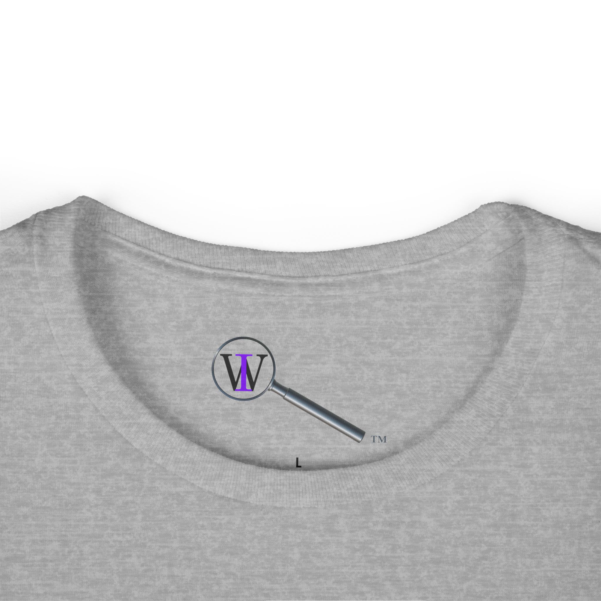 Women's Inspirational Soft style Tee INQUIRE WITHIN "SWIRL LOGO" - Image 3