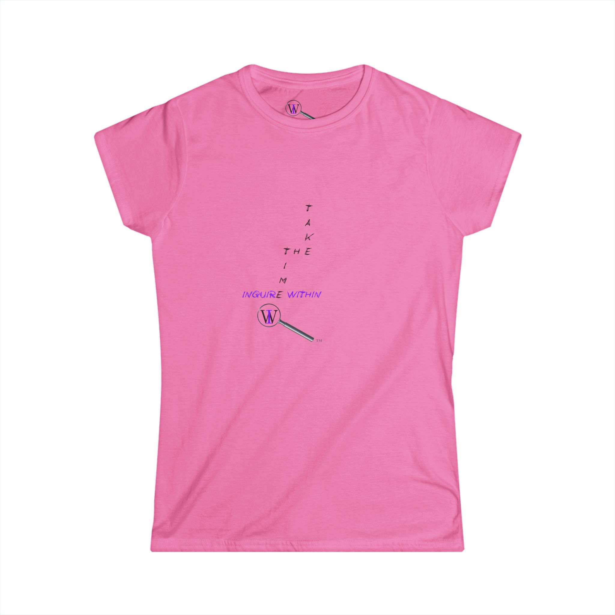 Women's Inspirational Soft style Tee INQUIRE WITHIN "TAKE THE TIME" - Image 10