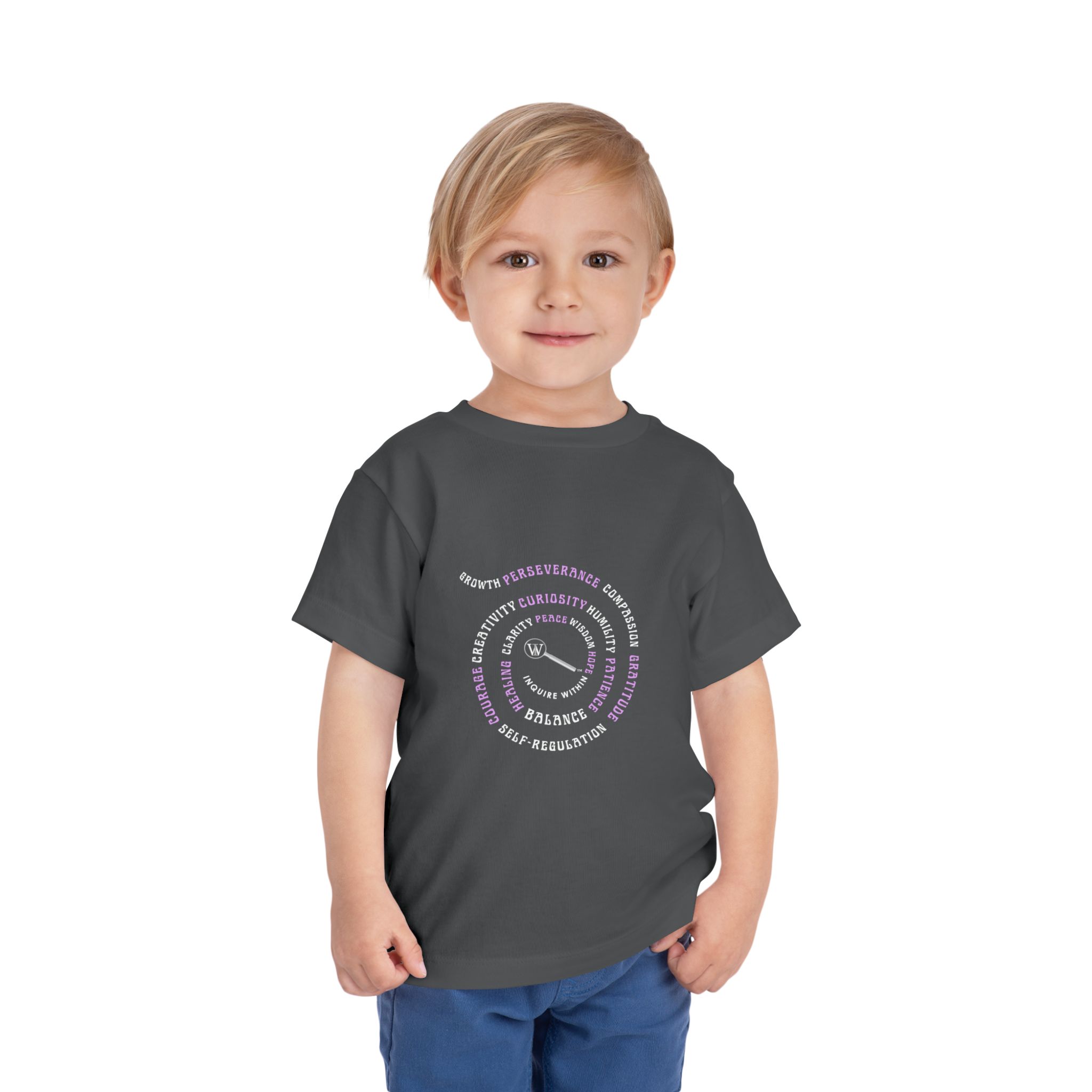 Toddler Tee Inquire Within Swirl — Cute Detective-Inspired Kids Shirt - Image 67