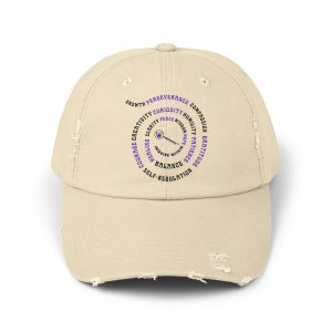 Distressed Cap Inquire Within Swirl