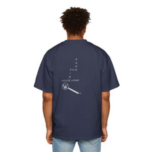 Men's Motivational Oversized Tee "Take the time Inquire Within"