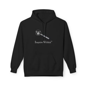 Fleece Hoodie - Inspire Curiosity Midweight Hoodie - INQUIRE WITHIN SWIRL