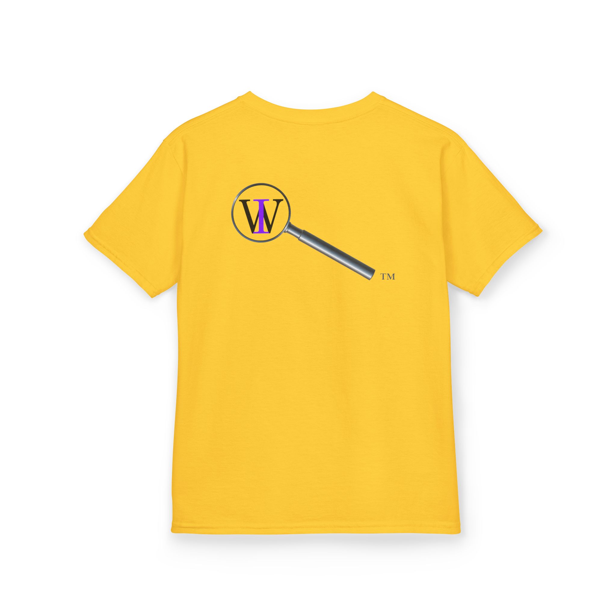 Kids Curiosity Tee — Magnifying Glass Logo & Positive Traits Spiral Kids T‑Shirt - Image 22