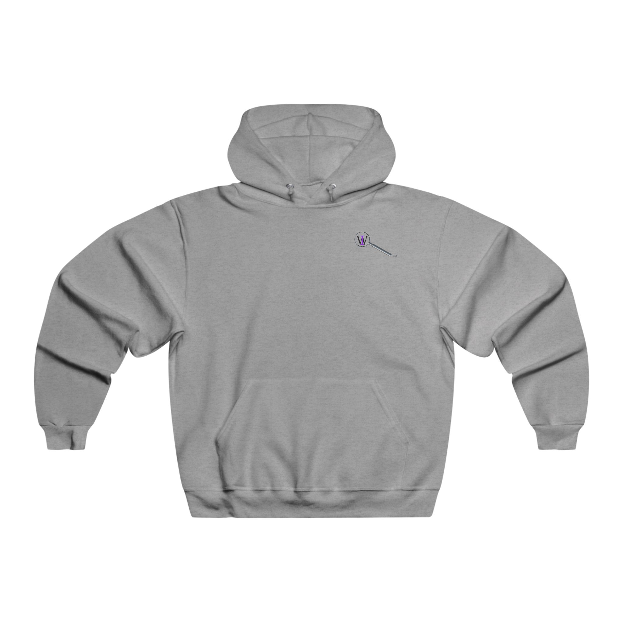 Men's Hooded Sweatshirt-Inspirational INQUIRE WITHIN "NEVER GIVE IN" - Image 2