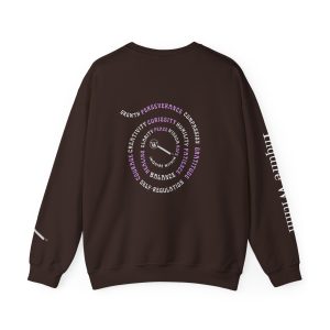 Motivational Swirl Logo Crewneck Sweatshirt - Inquire Within Design