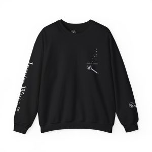 Motivational Crewneck Sweatshirt with Take the Time Design