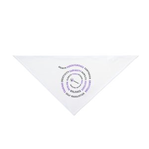Pet Bandana — Mental Health Traits Spiral Design (Growth, Resilience, Balance)