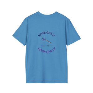 Unisex Inquire Within Inspire & Empower "Never Give Up, Never Give IN" Softstyle T-Shirt