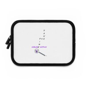 "Take The Time" Laptop Sleeve – "Inquire Within" Motivational Tech Sleeve