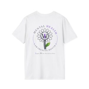 Mental Health Awareness T‑Shirt — Daisy Logo 'Inspire. Wellness.' Fundraiser Tee