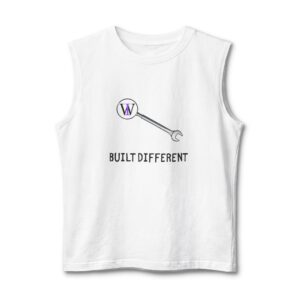Built Different Muscle Tank — 'Built Different' Wrench Graphic Tank Top