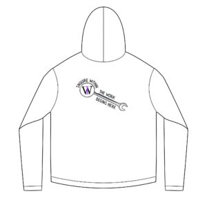 Solar Graphic Hoodie- "The Work Begins Here"