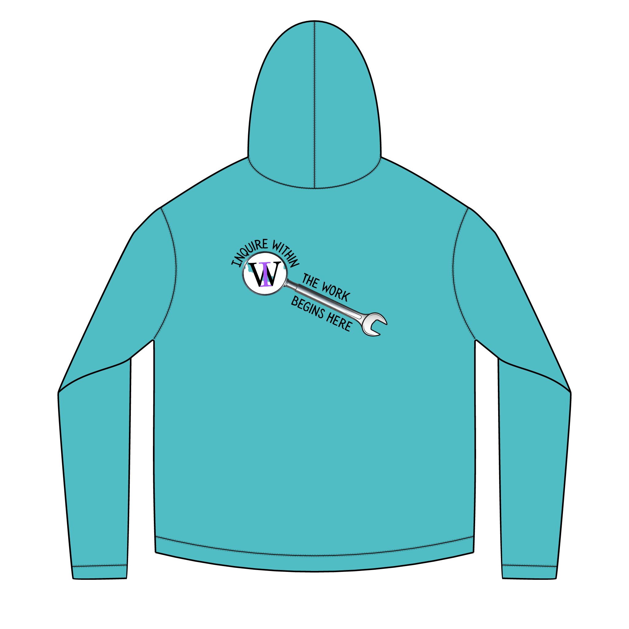 Solar Graphic Hoodie- "The Work Begins Here" - Image 16