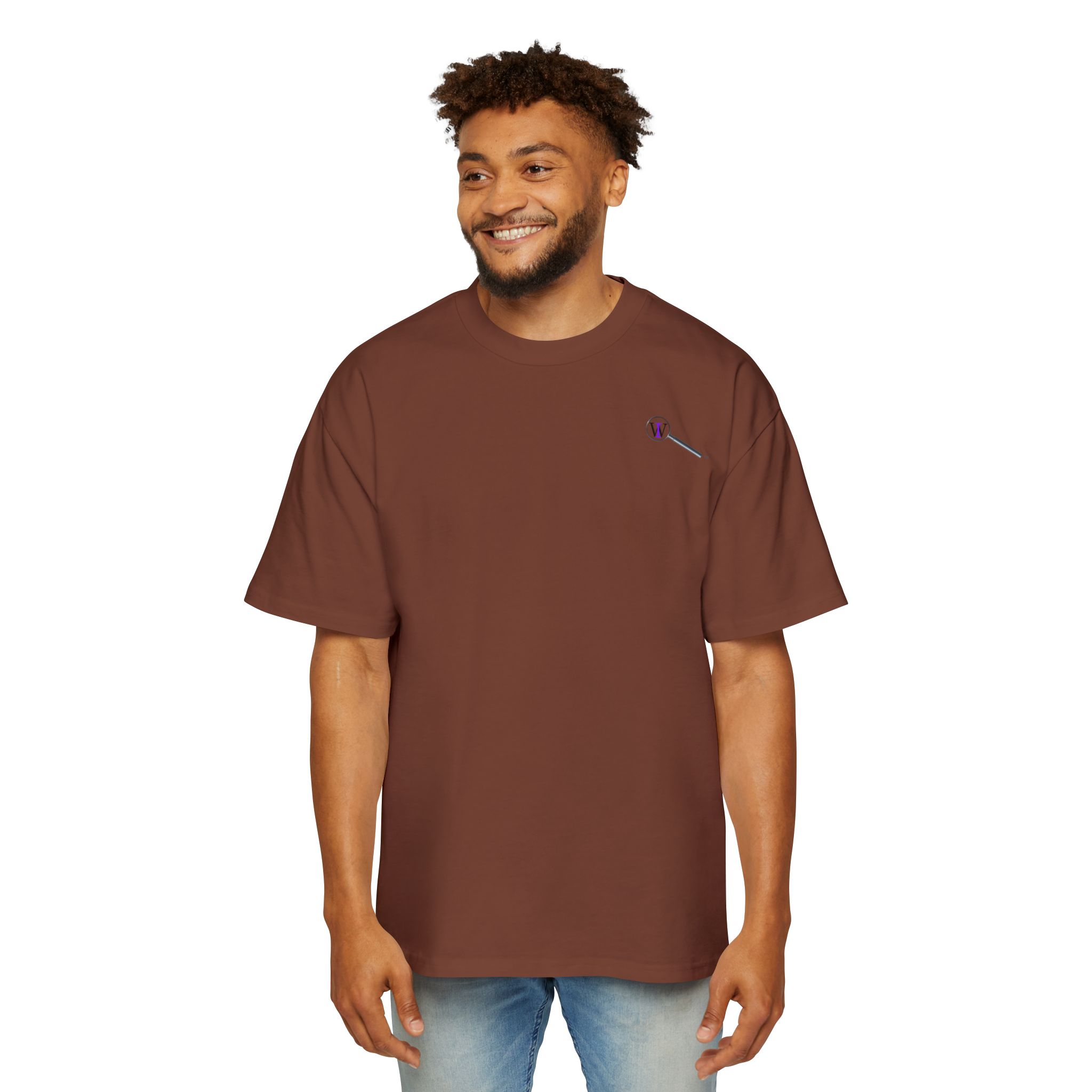 Men's Heavy Oversized Tee- "Inquire Within" - Image 11
