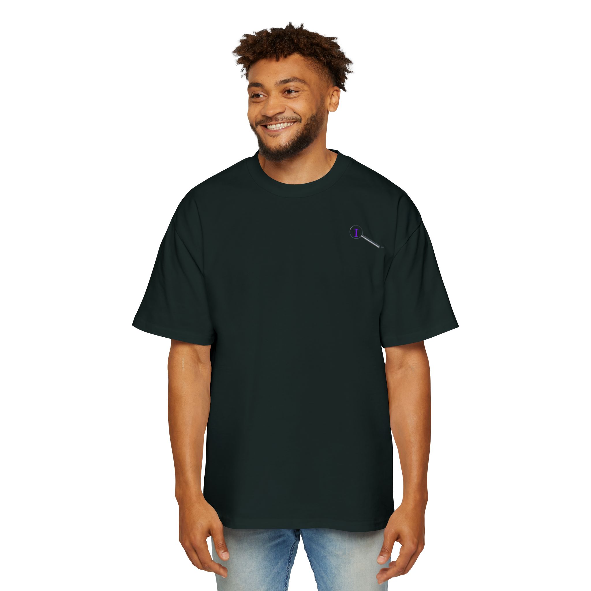 Men's Heavy Oversized Tee- "Inquire Within" - Image 43