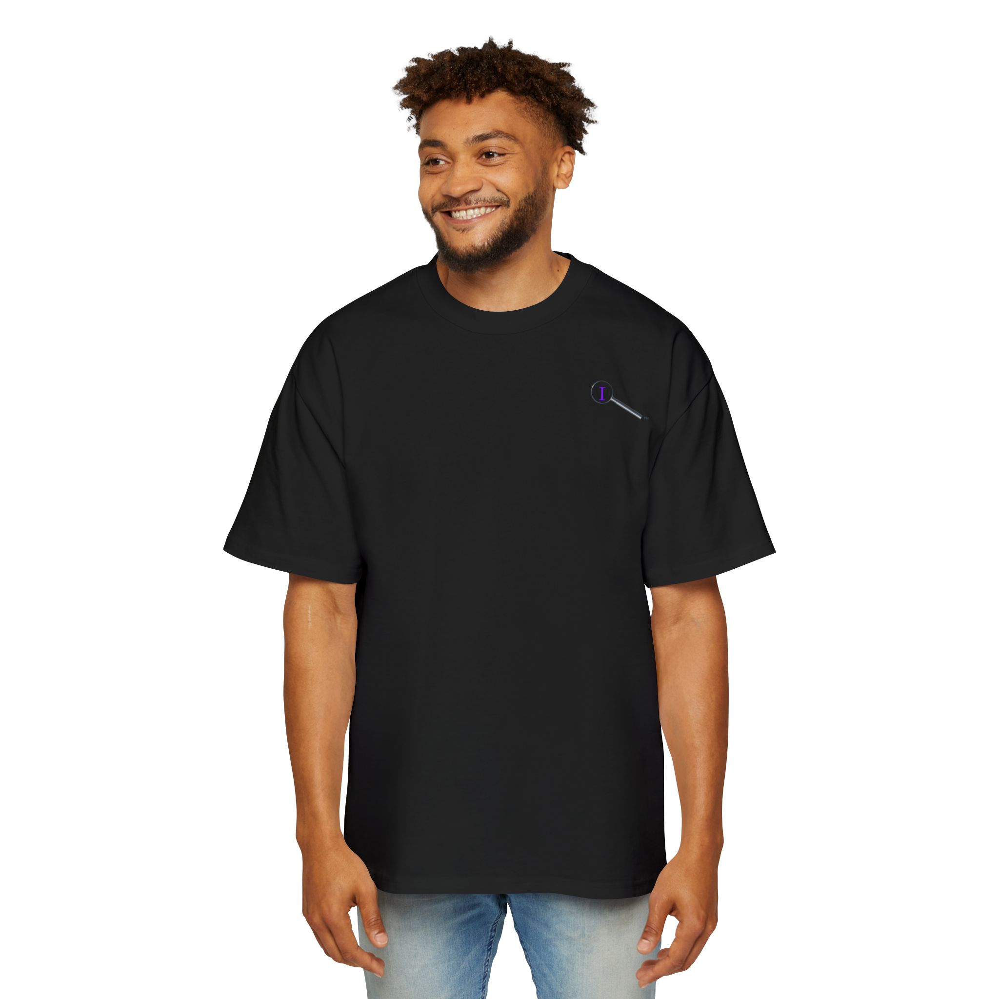 Men's Heavy Oversized Tee- "Inquire Within" - Image 15
