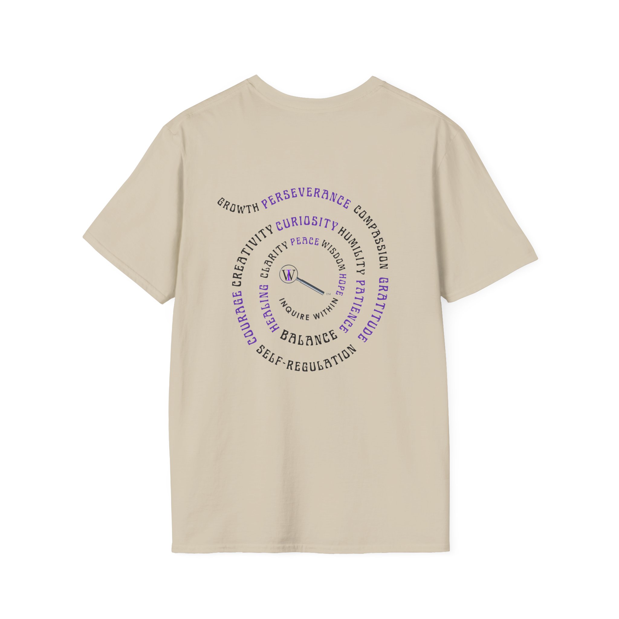 Woman's T-Shirt- "Swirl"- Neutrals - Image 16