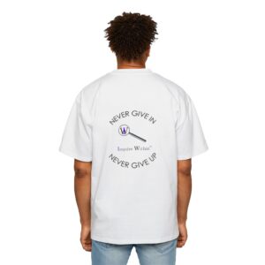 Men's Heavy Oversized Tee- "Inquire Within"