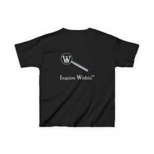 Youth Tee — Magnifying Glass and Swirl