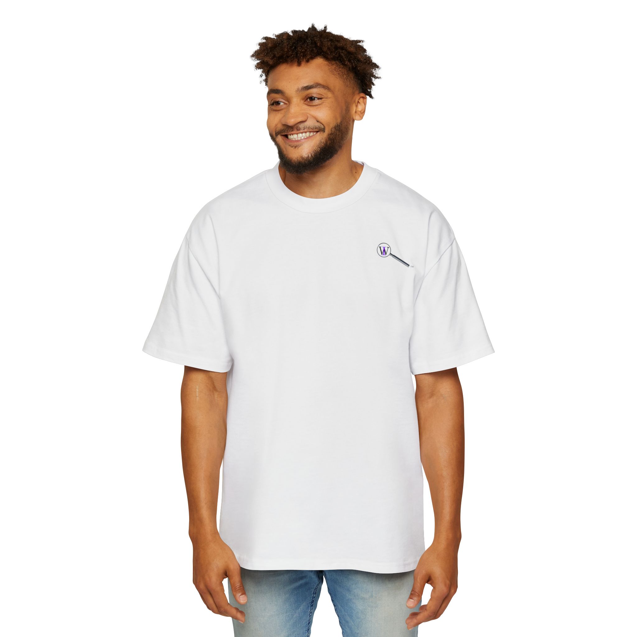 Men's Heavy Oversized Tee- "Inquire Within" - Image 4