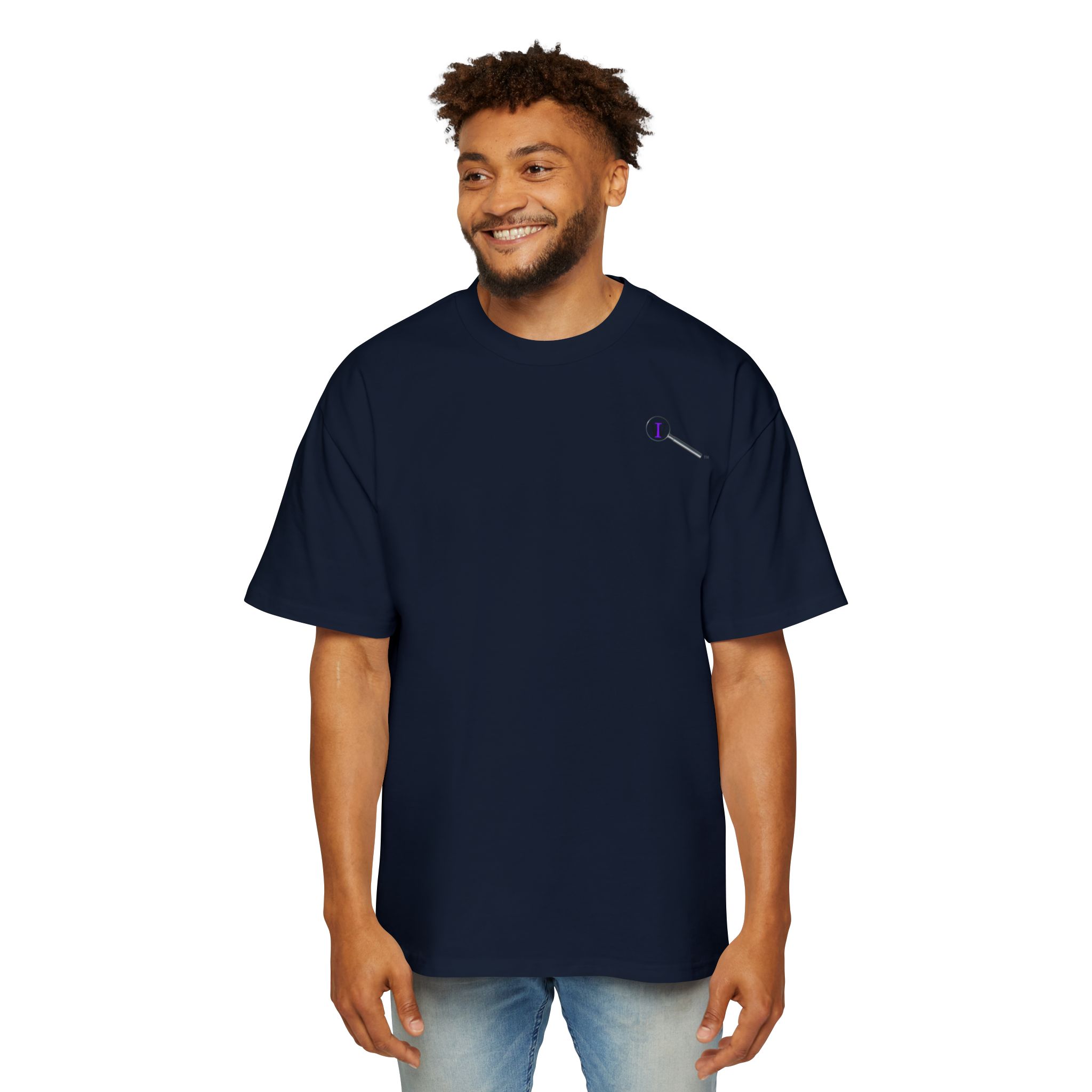 Men's Heavy Oversized Tee- "Inquire Within" - Image 47